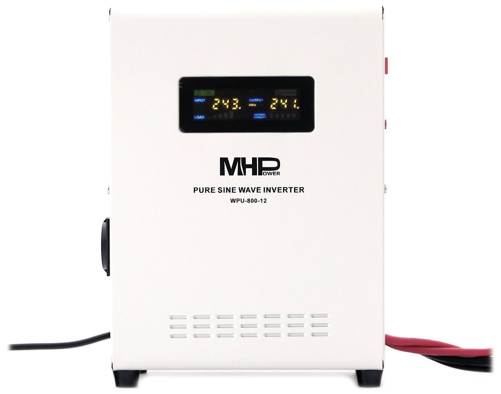 MHPower záložní zdroj WPU-800-12, UPS, 800W, čistý sinus, 12V