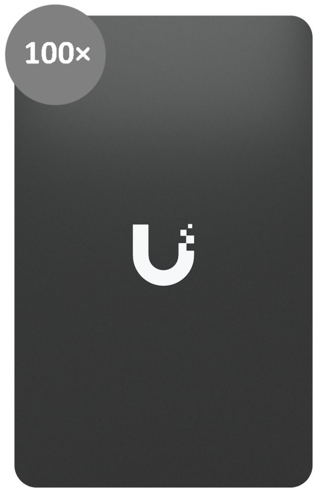 Ubiquiti UniFi Access Card - NFC přístupová karta, 100 kusů, černá