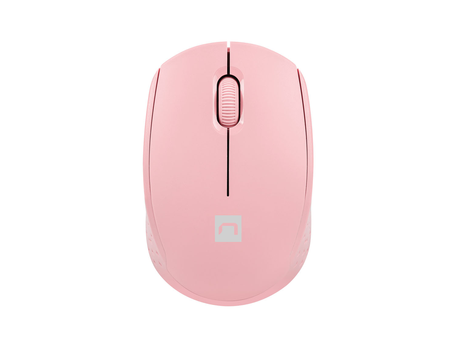 Myš Natec STORK/Kancelářská/Optická/1 600 DPI/Bezdrátová USB/Růžová