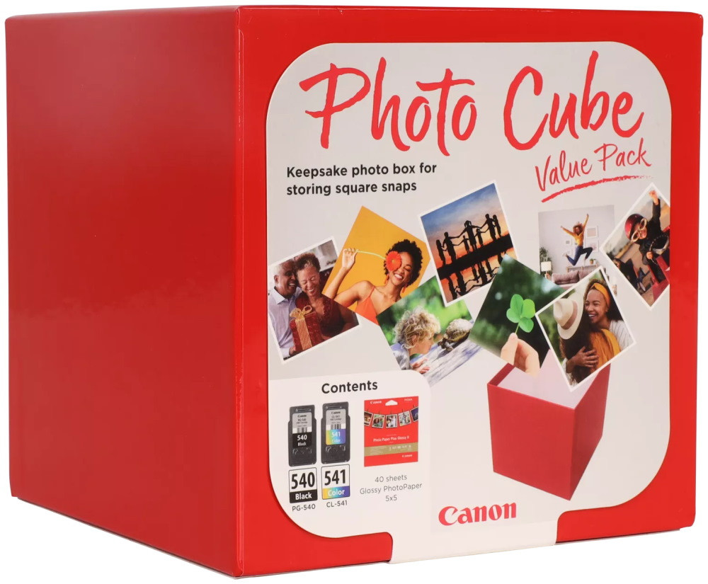 Canon inkoustová náplň PG-540/CL-541 PHOTO CUBE VALUE PACK 5x5 (PP-201 40listů)