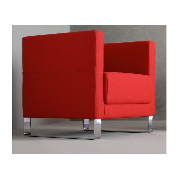 Sofa Vancouver Lite, 1místné, červené