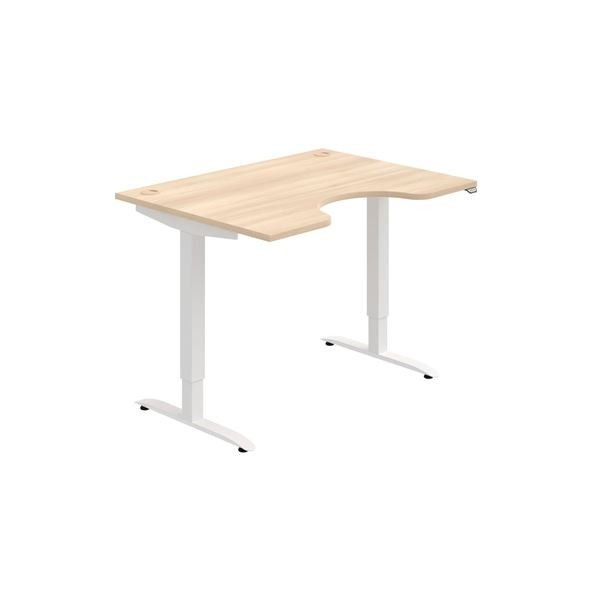 Psací stůl Hobis Motion Ergo MSE 2 1200 - akát/bíl