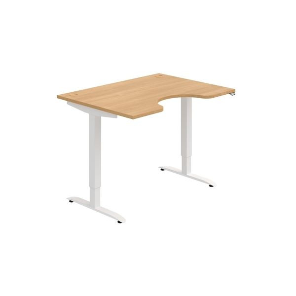 Psací stůl Hobis Motion Ergo MSE 2 1200 - dub/bílá