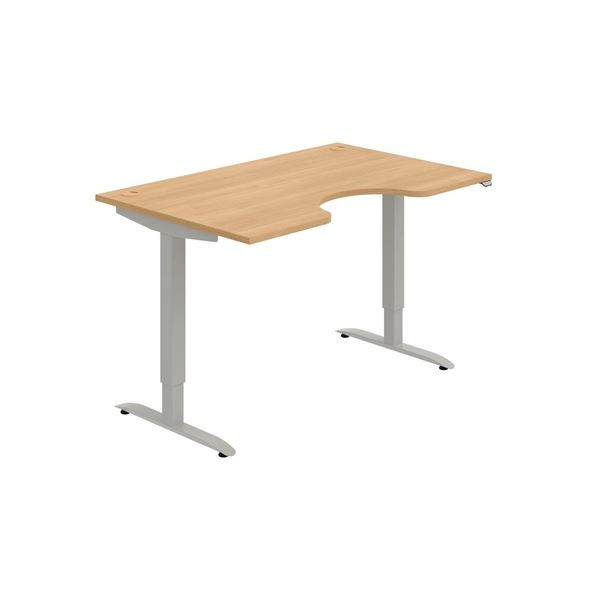 Psací stůl Hobis Motion Ergo MSE 2 1400 - dub/šedá