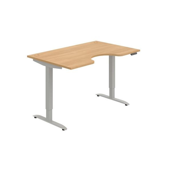 Psací stůl Hobis Motion Ergo MSE 2M 1400 - dub/šed