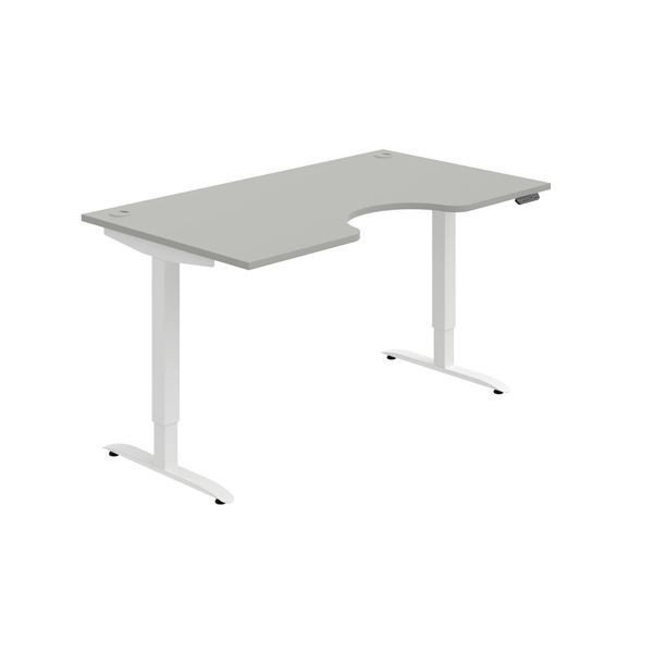 Psací stůl Hobis Motion Ergo MSE 2M 1600 - šedá/bí