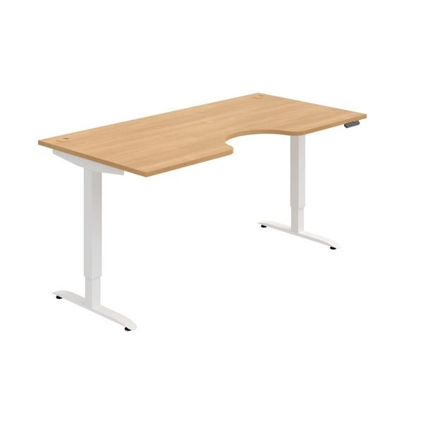 Psací stůl Hobis Motion Ergo MSE 2M 1800 - dub/bíl