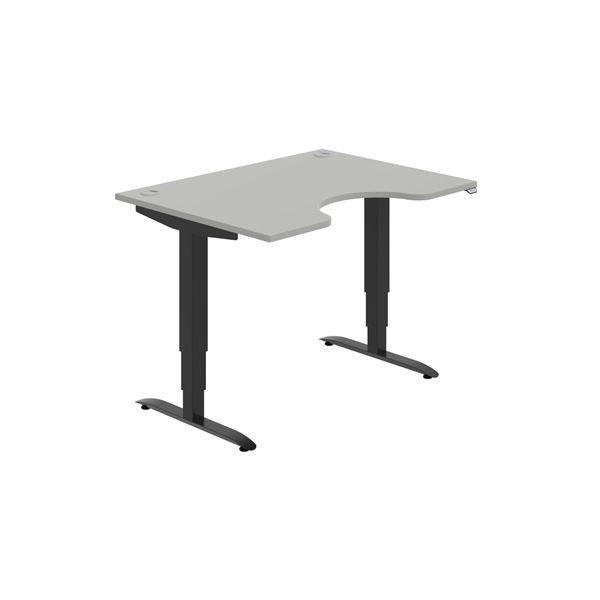 Psací stůl Hobis Motion Ergo MSE 3 1200 - šedá/čer
