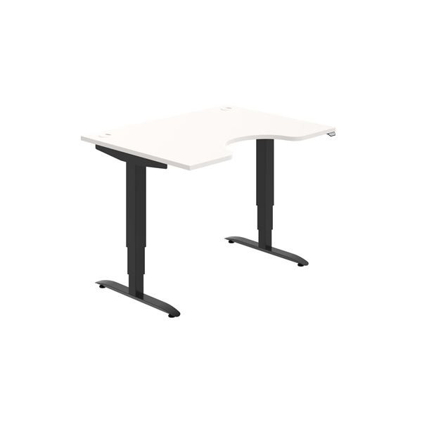 Psací stůl Hobis Motion Ergo MSE 3 1200 - bílá/čer