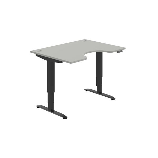 Psací stůl Hobis Motion Ergo MSE 3M 1200 - šedá/če