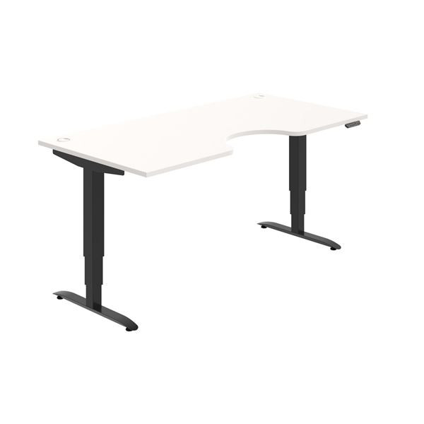 Psací stůl Hobis Motion Ergo MSE 3M 1800 - bílá/če