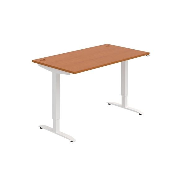 Psací stůl Hobis Motion MS 2 1400 - třešeň/bílá