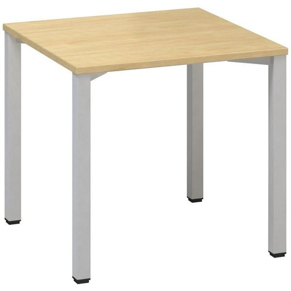 Psací stůl Alfa 200 - 80 x 80 cm, divoká hruška/st