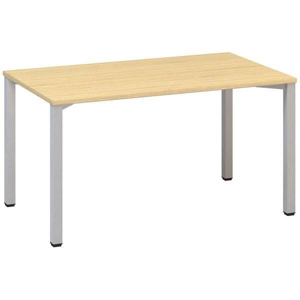 Psací stůl Alfa 200 - 140 x 80 cm, dub Vicenza/stř