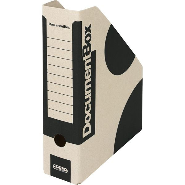 Stojan na časopisy Emba,A4,7,5 cm,černý,1 ks