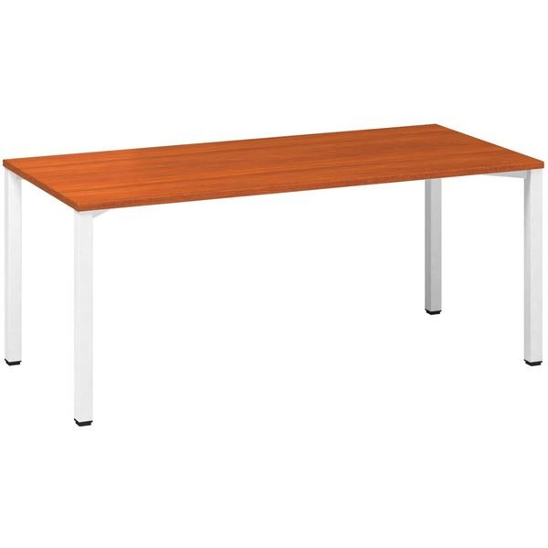 Psací stůl Alfa 200 - 180 x 80 cm, třešeň/bílý