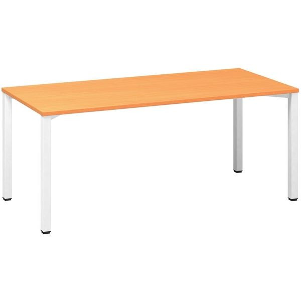 Psací stůl Alfa 200 - 180 x 80 cm, buk Bavaria/bíl