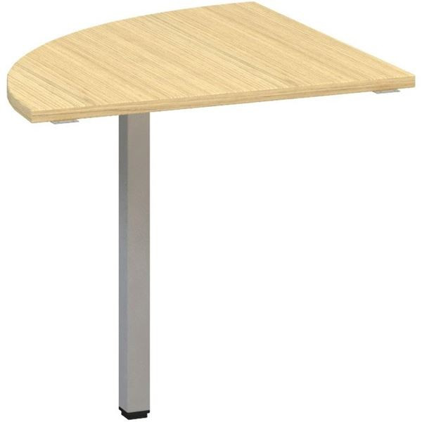 Přídavný stůl Alfa 200 - čtvrtkruh 80 cm, dub Vice