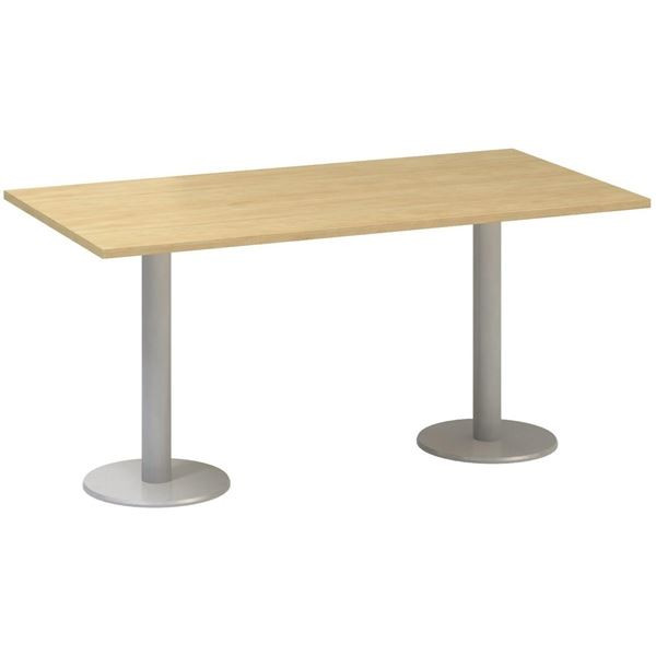 Jednací stůl Alfa 400 - 160 cm, divoká hruška/stří