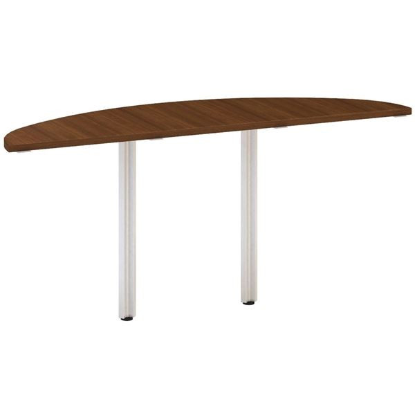 Přídavný stůl Alfa 100 - 160 cm, ořech/šedý