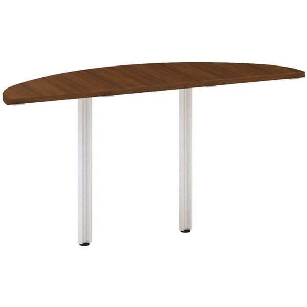 Přídavný stůl Alfa 100 - 142,5 cm, ořech/šedý