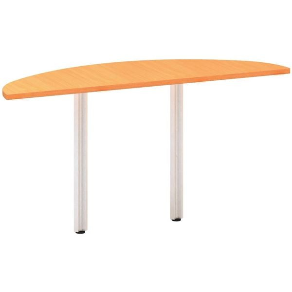 Přídavný stůl Alfa 100 - 142,5 cm, buk Bavaria/šed