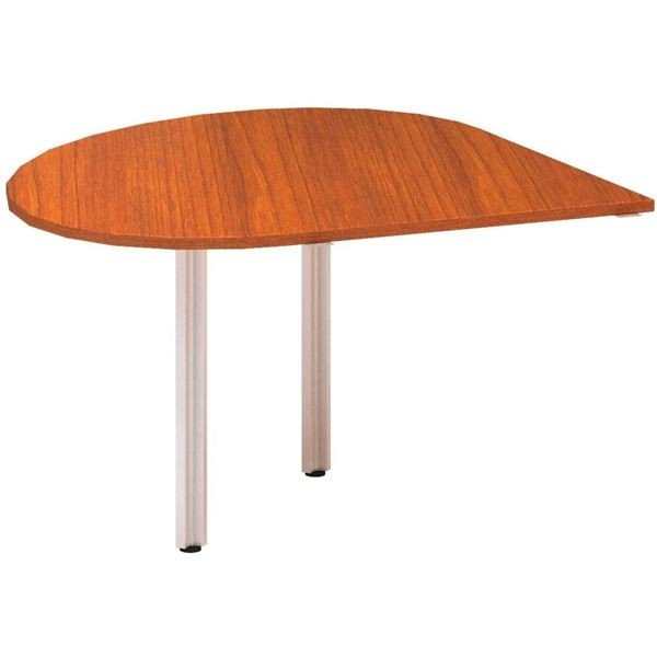 Přídavný stůl Alfa 100 - pravý, 120 cm, třešeň/šed
