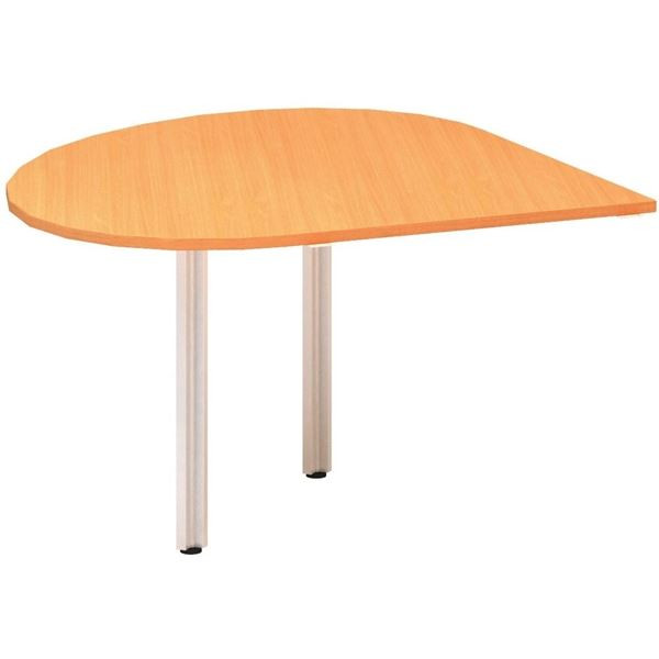 Přídavný stůl Alfa 100 - pravý, 120 cm, buk Bavari