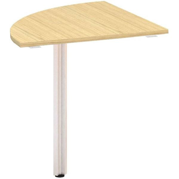 Přídavný stůl Alfa 100 - čtvrtkruh 70 cm, dub Vice