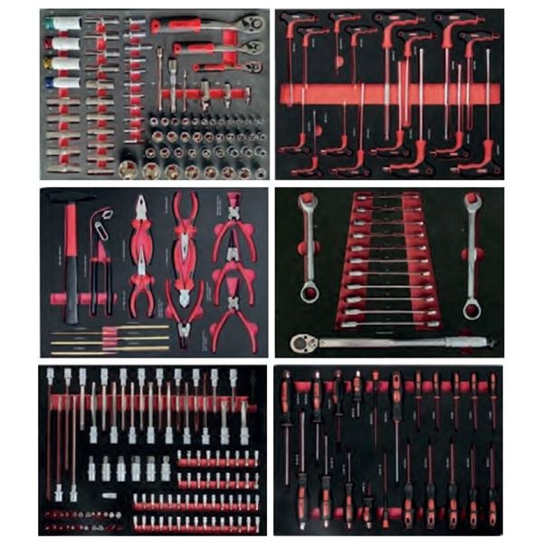 Sada nářadí pro dílenské vozíky XT2 a XT8 - červen