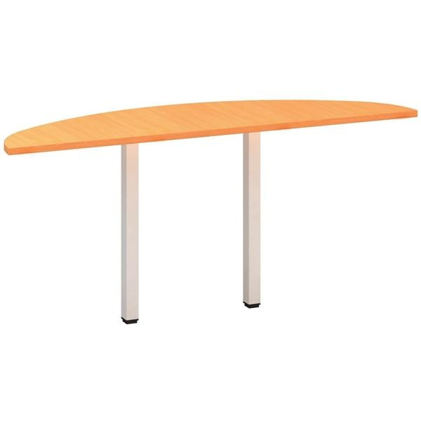 Přídavný stůl Alfa 200 - 162,5 cm, buk Bavaria/bíl