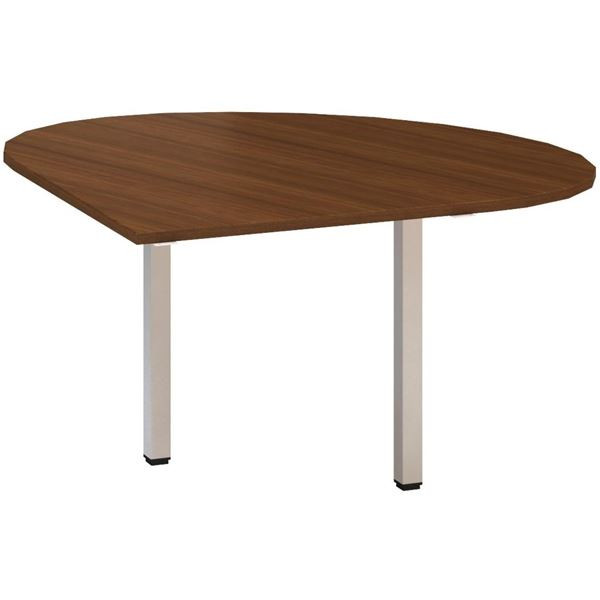 Přídavný stůl Alfa 200 - levý, 120 cm, ořech/bílý