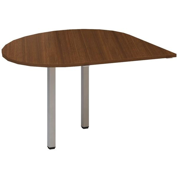 Přídavný stůl Alfa 200 - pravý, 120 cm, ořech/stří
