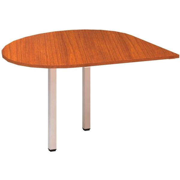 Přídavný stůl Alfa 200 - pravý, 120 cm, třešeň/bíl