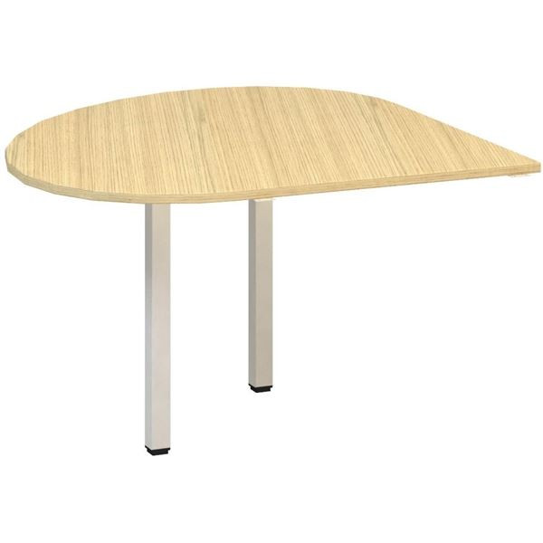 Přídavný stůl Alfa 200 - pravý, 120 cm, dub Vicenz