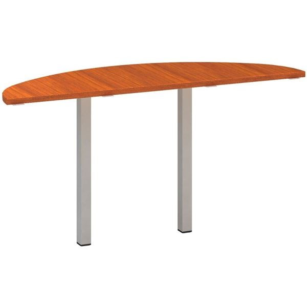 Přídavný stůl Alfa 200 - 142,5 cm, třešeň/stříbrný