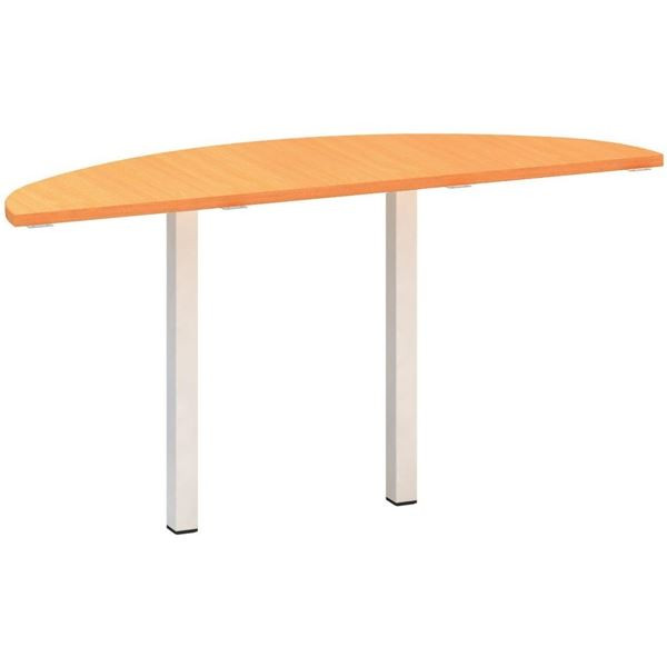 Přídavný stůl Alfa 200 - 142,5 cm, buk Bavaria/bíl