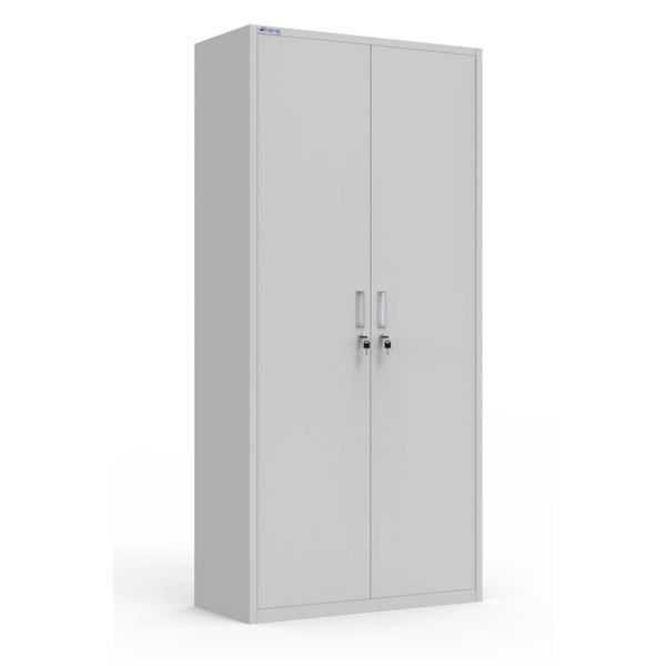 Kovová velkoobjemová skříň - 185 x 90 x 39 cm, šed