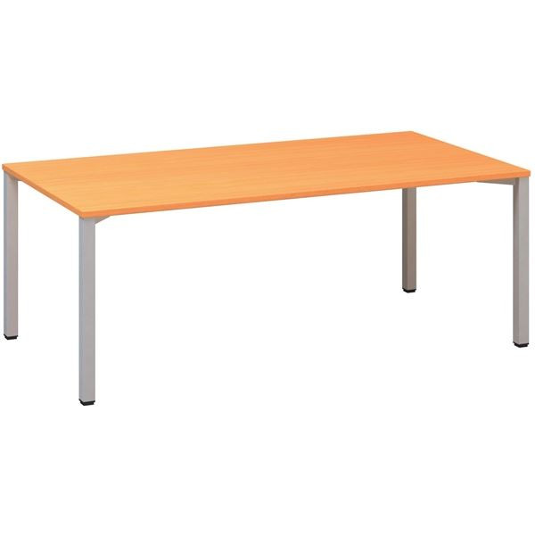 Jednací stůl Alfa 420 - 200 x 100 cm, buk Bavaria/