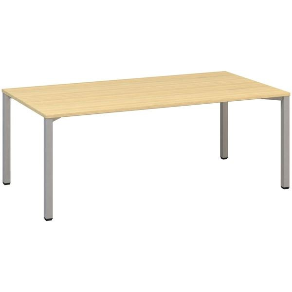 Jednací stůl Alfa 420 - 200 x 100 cm, dub Vicenza/