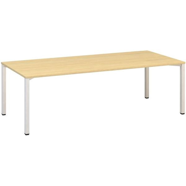 Jednací stůl Alfa 420 - 240 x 100 cm, dub Vicenza/