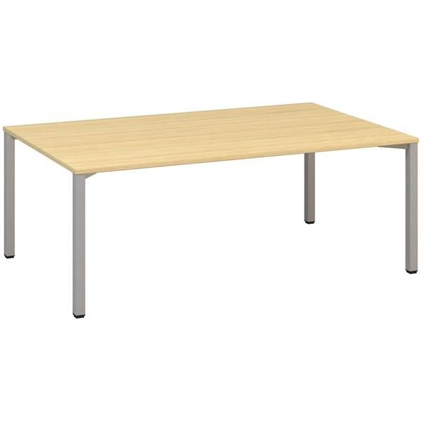 Jednací stůl Alfa 420 - 200 x 120 cm, dub Vicenza/