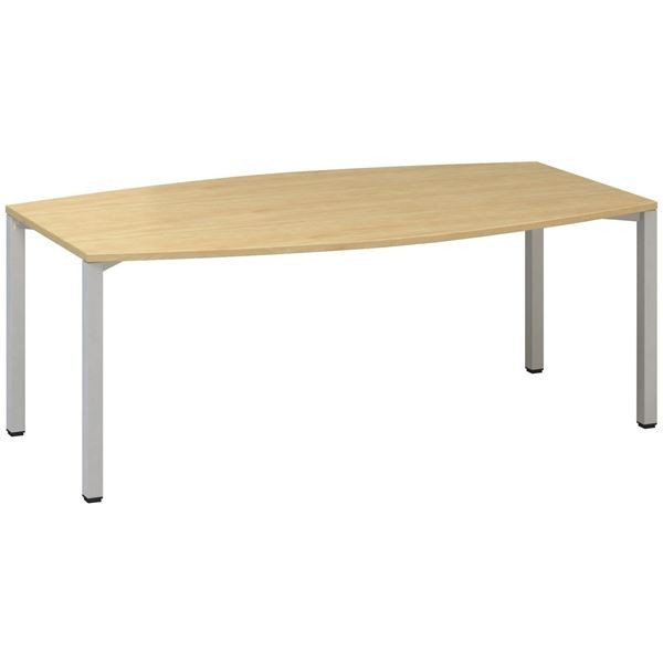 Jednací stůl Alfa 420 - 200 cm, divoká hruška/stří