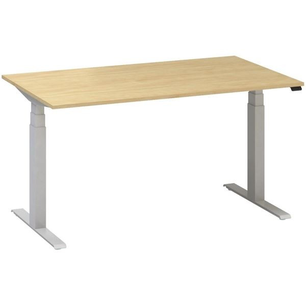 Výškově stavitelný stůl ALFA UP - 140 cm, divoká h