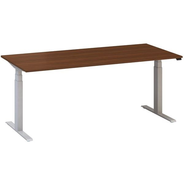 Výškově stavitelný stůl ALFA UP - 180 cm, ořech/st