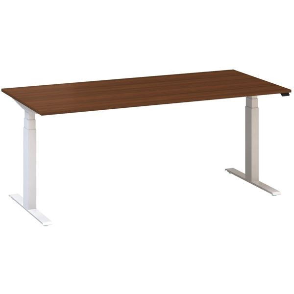 Výškově stavitelný stůl ALFA UP - 180 cm, ořech/bí