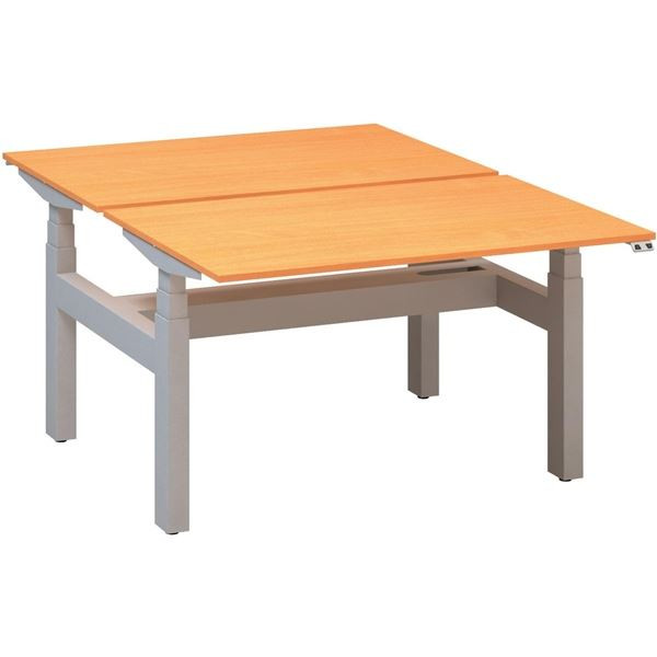 Výškově stavitelný stůl ALFA UP/duotable - 120 cm,