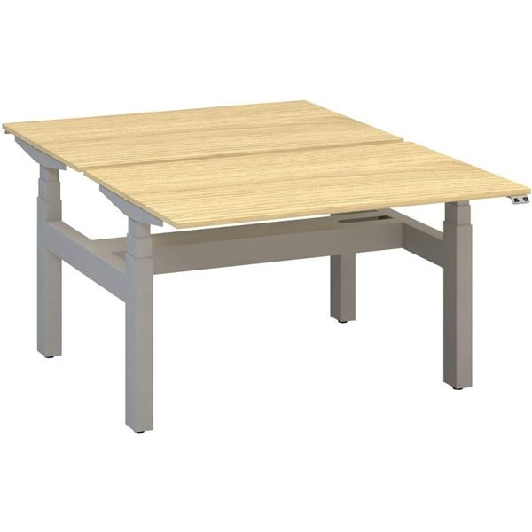 Výškově stavitelný stůl ALFA UP/duotable - 120 cm,