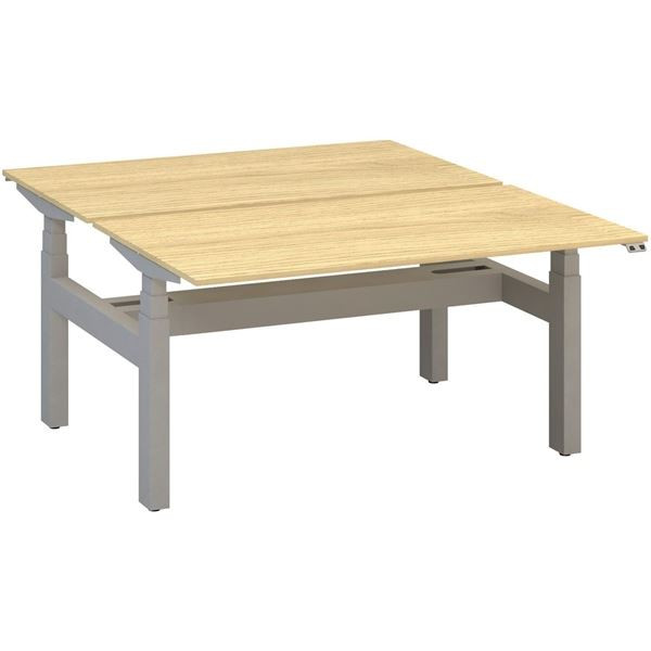 Výškově stavitelný stůl ALFA UP/duotable - 140 cm,