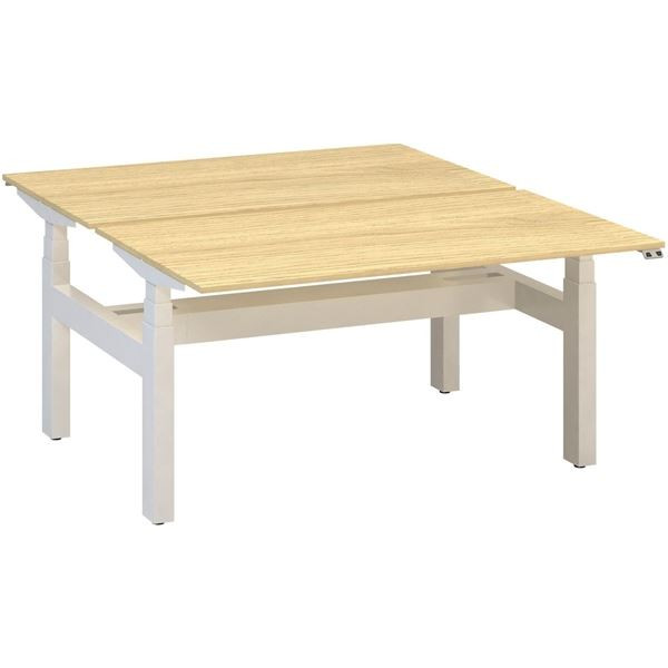 Výškově stavitelný stůl ALFA UP/duotable - 140 cm,